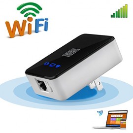 Accmor 300Mbps 802.11 n Wireless WiFi Extender Repeater, High Speed WiFi signal booster, Wall Plug Wireless Router internet