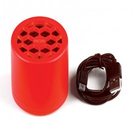 808 Audio THUMP HEX Design Portable Bluetooth Speaker - Red