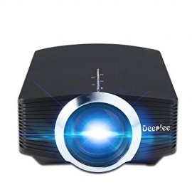 2017 DeepLee DP500 New Upgraded Mini LED Projector Support HDMI-AV-VGA-USB-SD with 1080P Input
