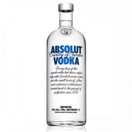 Vodka Absolut Azul 1 Litro, Caja con 12 Botellas