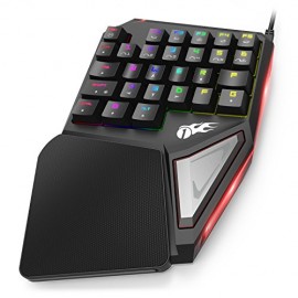 1byone Mechanical Gaming Keyboard, Professional Single-Handed Keypad with 29 Programmable Keys